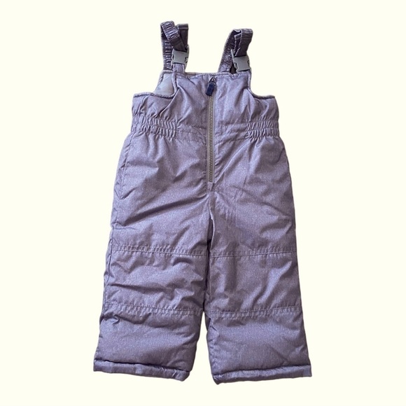 OSH KOSH-KIDS GRAY BIB SNOWSUIT-SIZE 18 MONTHS - Picture 1 of 6